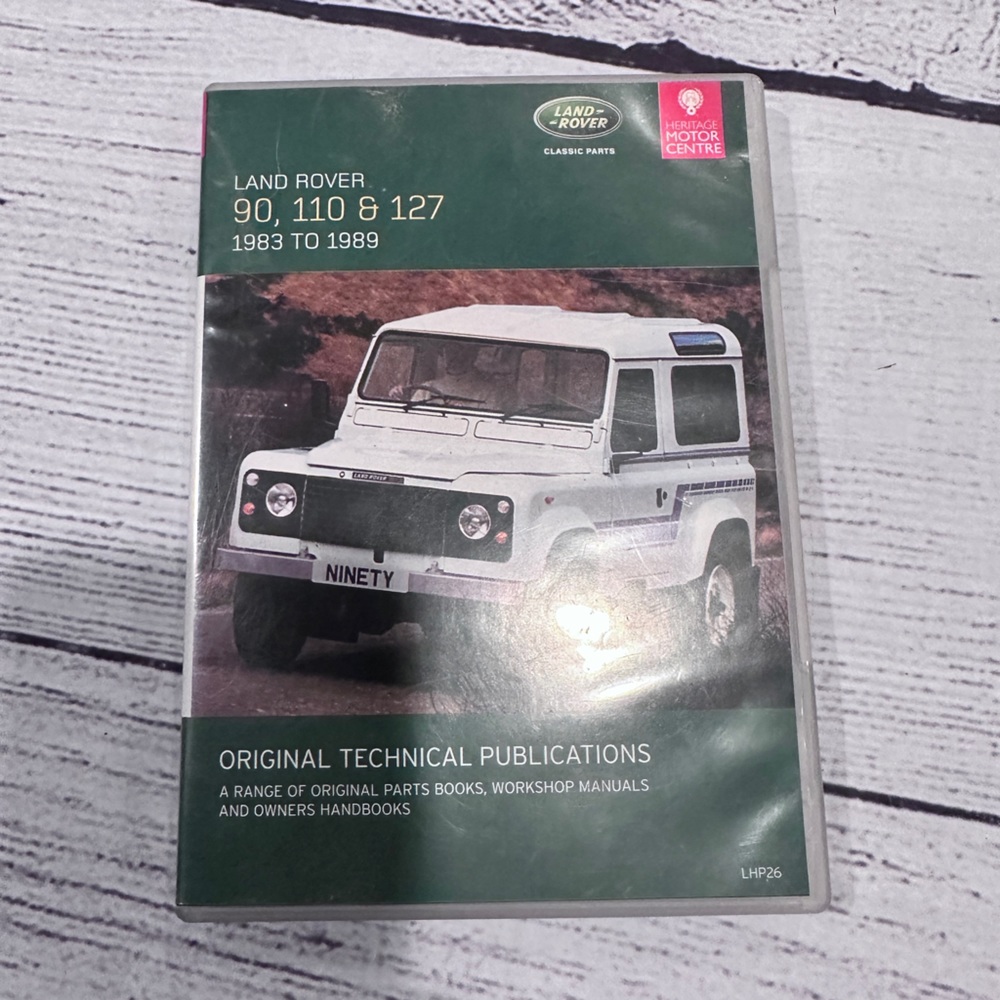 Vintage Rare Landrover Repair Manual on disc